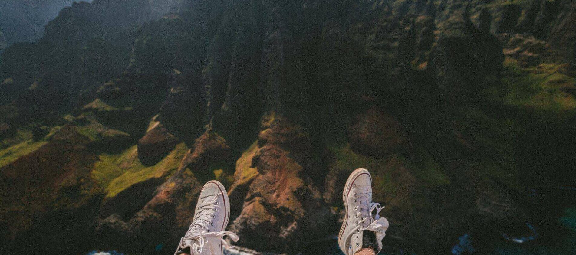 Cliff Nature Air Water Lake